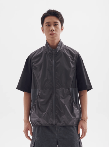 ナイロンノースリーブベスト軽量200g メンズ レディース 撥水 / Nylon