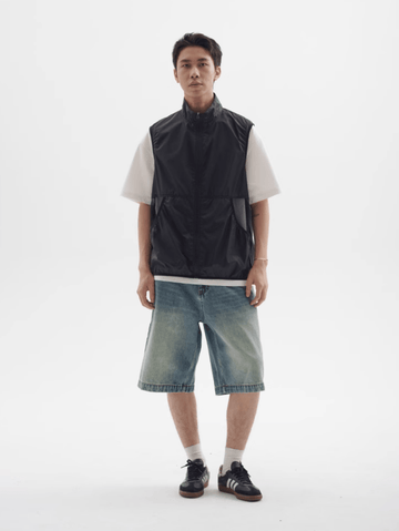 ナイロンノースリーブベスト軽量200g メンズ レディース 撥水 / Nylon ナイロンノースリーブベスト軽量200g メンズ レディース 撥水 / Nylon