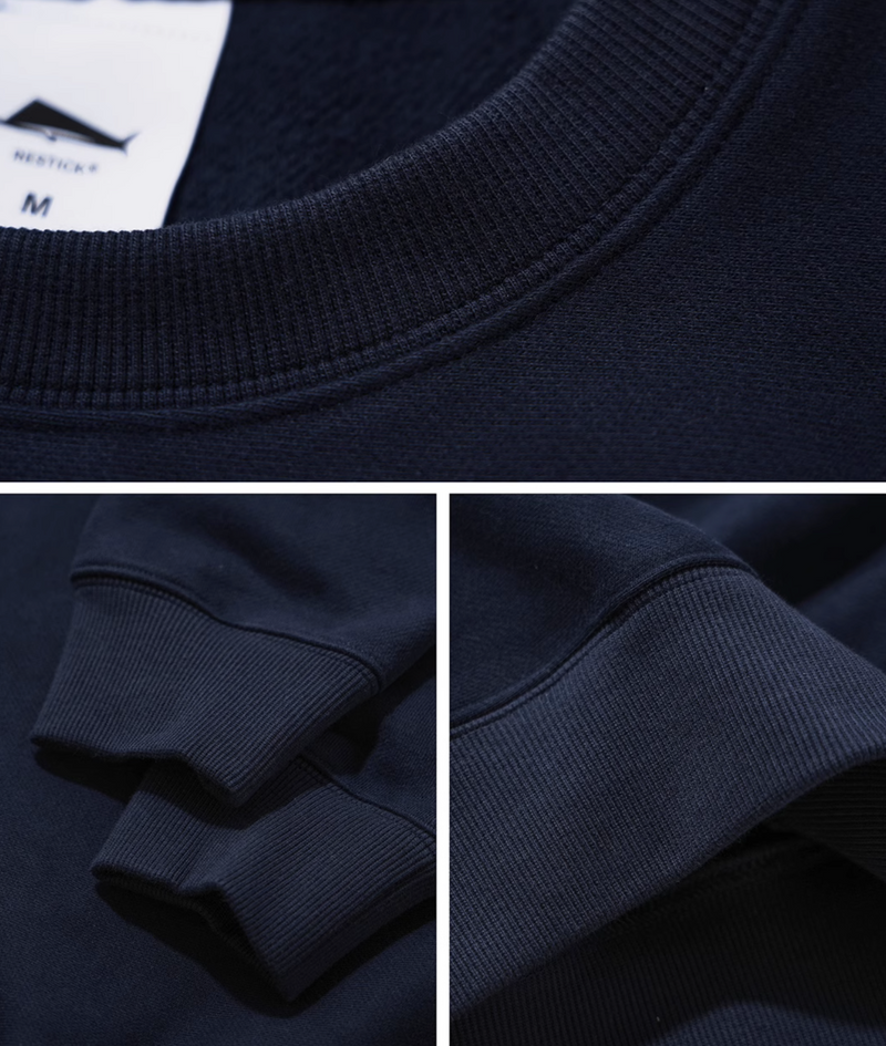 【遠赤外線効果】Brushed fleece sweatshirt   N2379