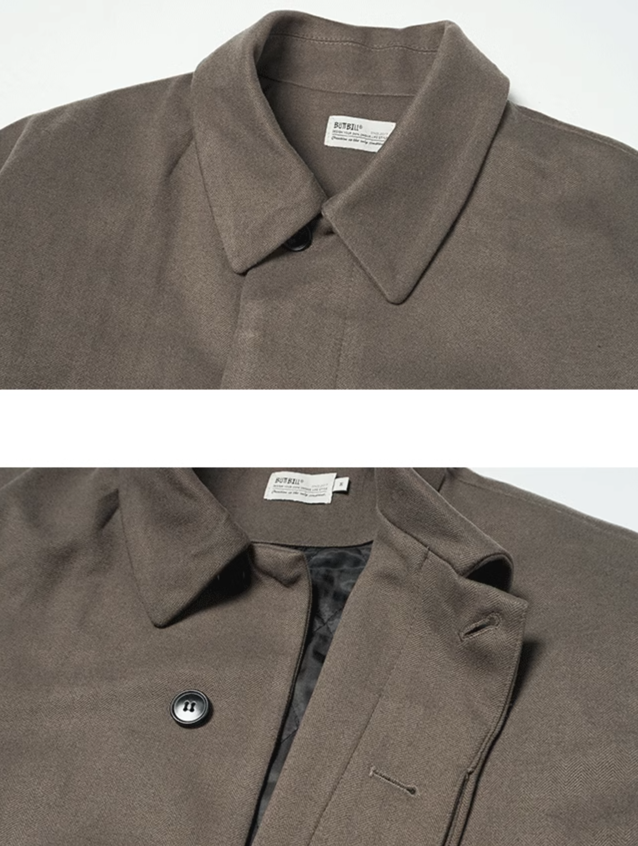 Mid-length wool coat N3000