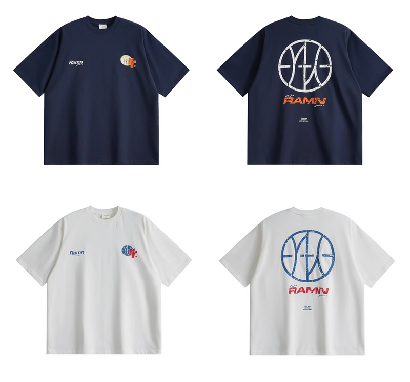 【300G】back print t-shirt / アースプリントT  N3719