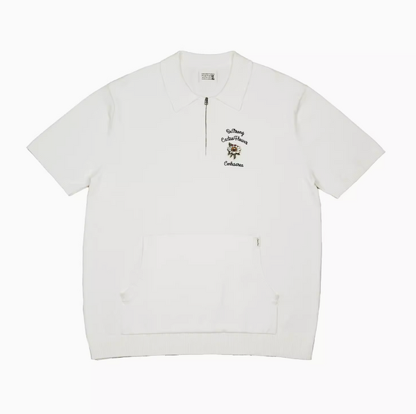 Half-Zip Front Pocket Polo Shirt N3759