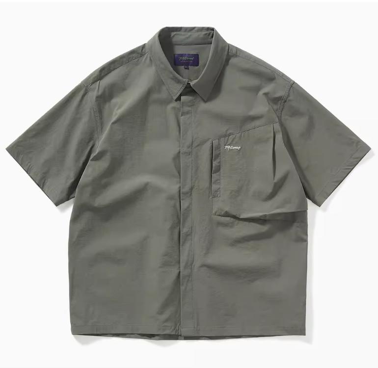 【速乾性】side pocket lightweight shirt   N3956
