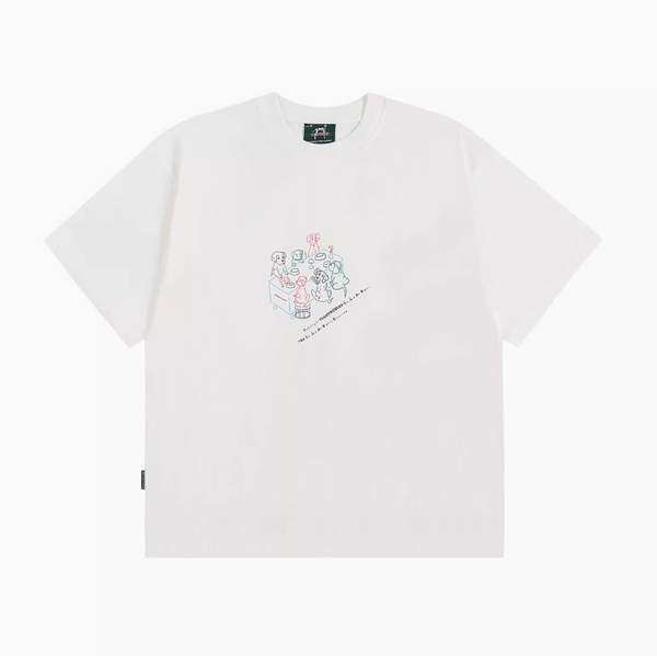 Dalmatian Dinner Print T-Shirt N3925