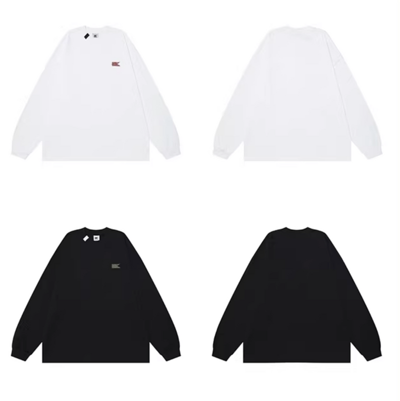 【310G】Logo print long sleeve T-shirt   N4081