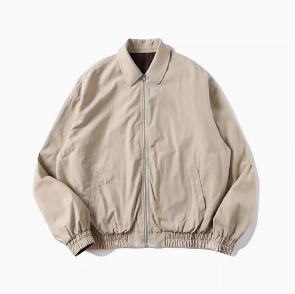 reversible harrington jacket / ショート丈リバーシブルジャケット  N4089