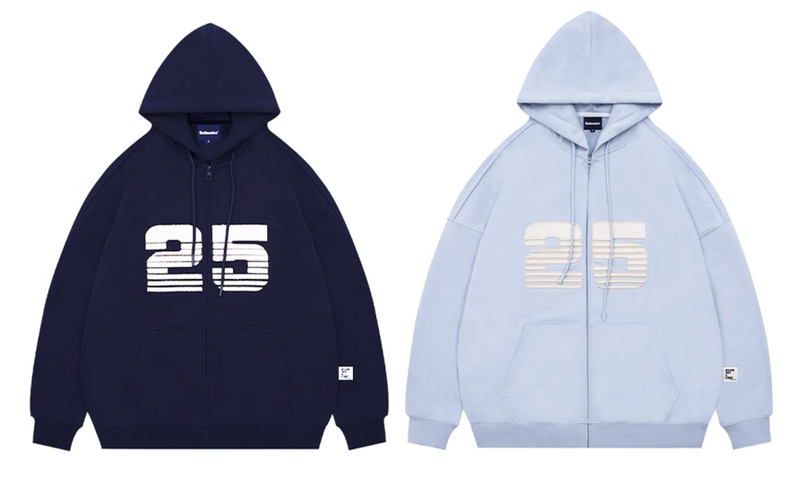 【445G】patch embroidery hoodie   N4203