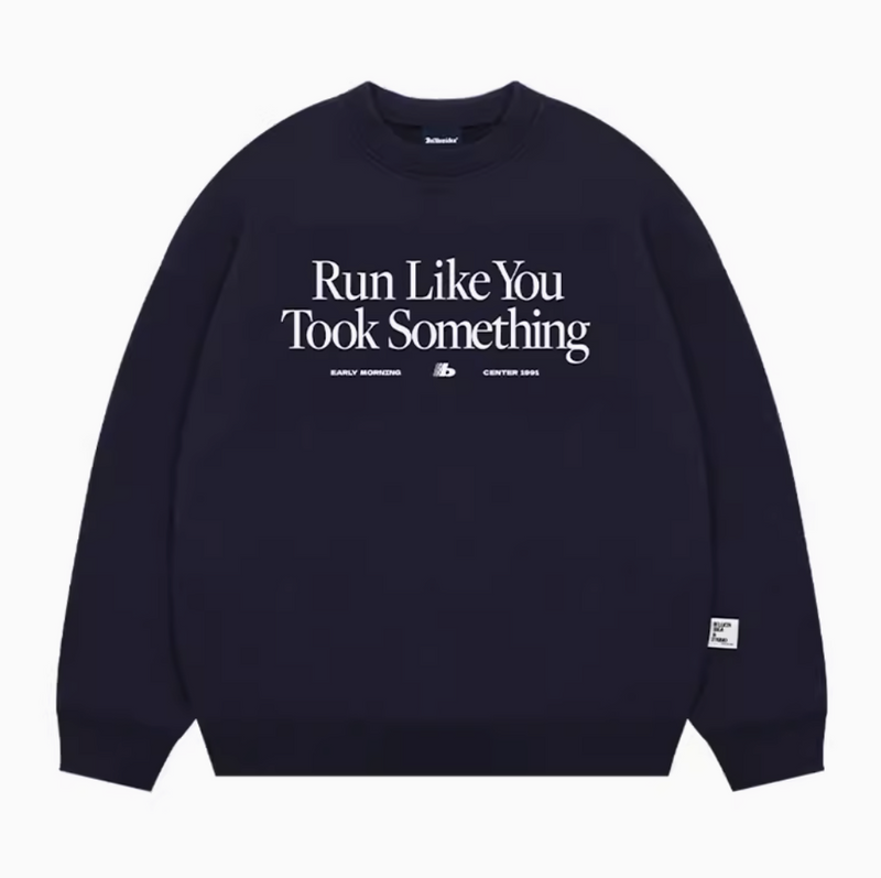 【445G】printed sweatshirt / メッセージプリントトレーナー  N4253