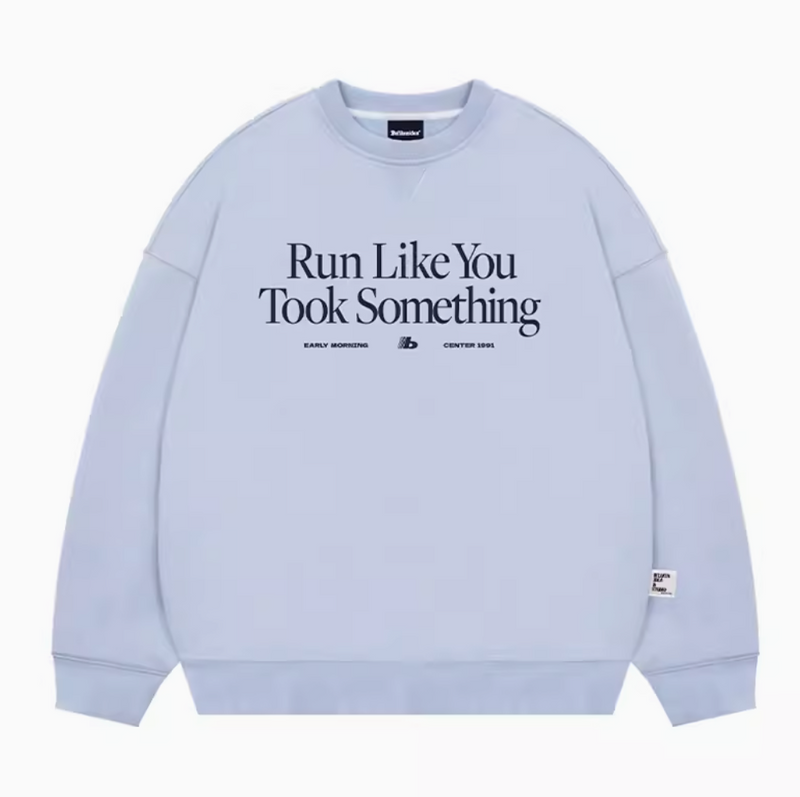 445G] Printed sweatshirt / Message printed sweatshirt N4253