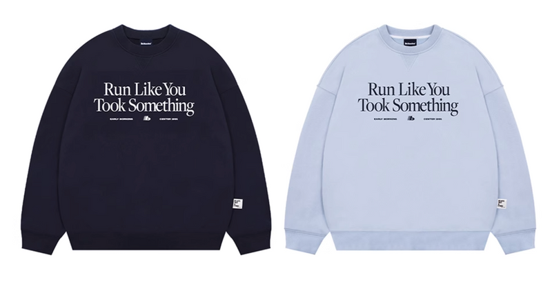 【445G】printed sweatshirt / メッセージプリントトレーナー  N4253