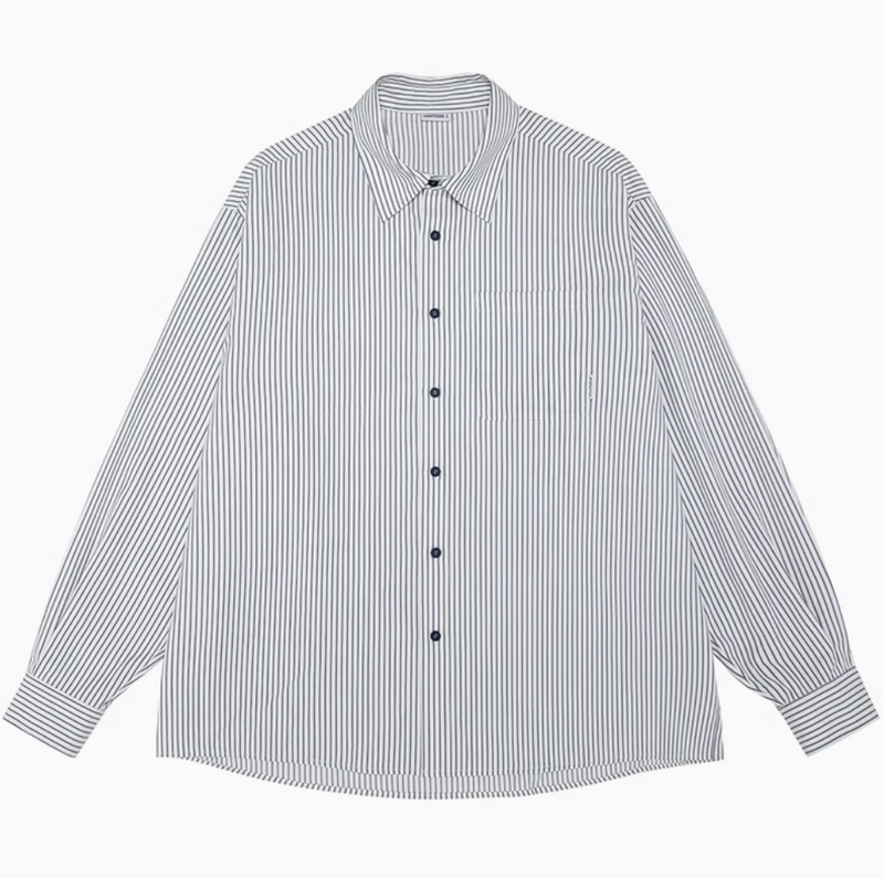 retro striped shirt /ストライプレギュラーカラーシャツ  N4218