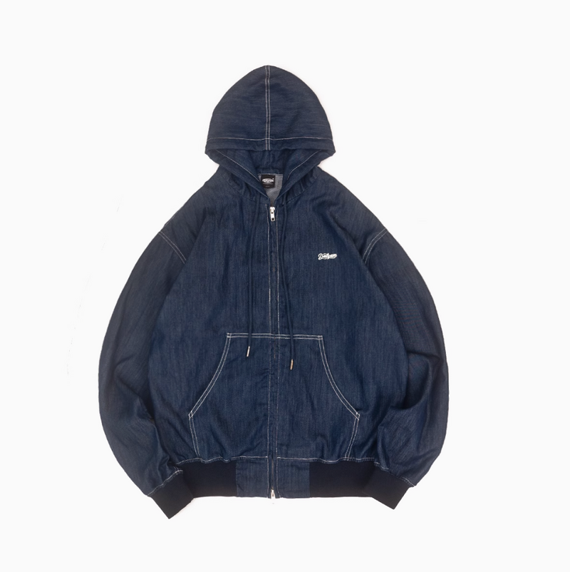 denim zip hoodie / ヘビーウエイトデニムフーディ   N4270