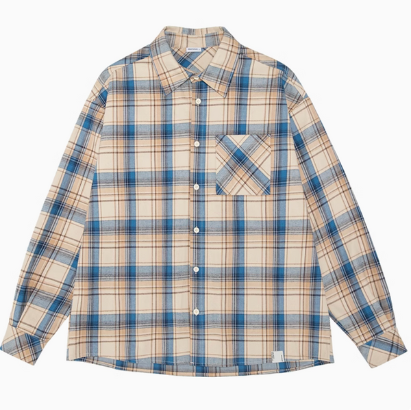 flannel plaid shirt N4275