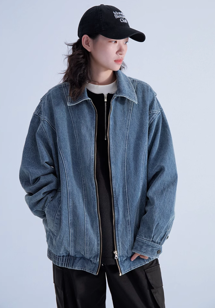 12.7oz] Zip Denim Jacket / Heavyweight Denim Jacket N4280