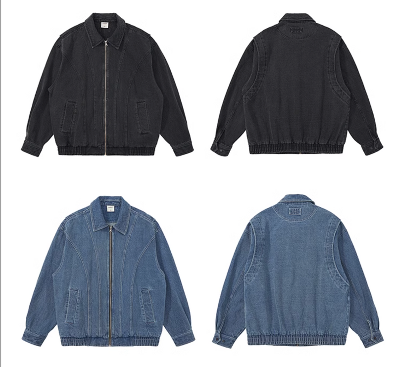 12.7oz] Zip Denim Jacket / Heavyweight Denim Jacket N4280