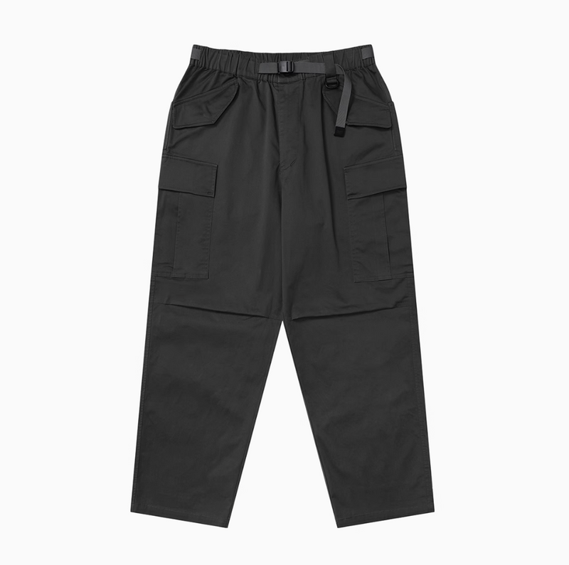 military belt pants 機能性ポケット8口カーゴパンツ  N4311