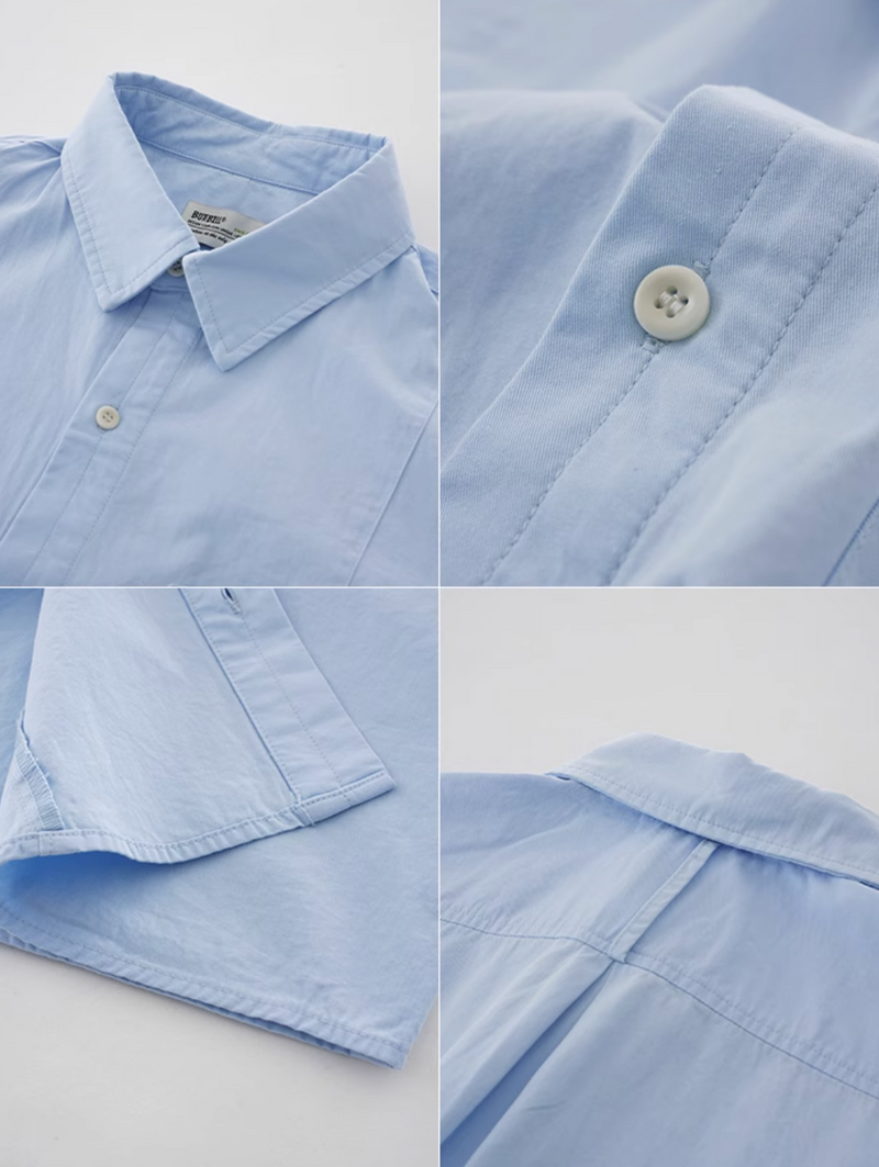 organic cotton work shirt   N4339