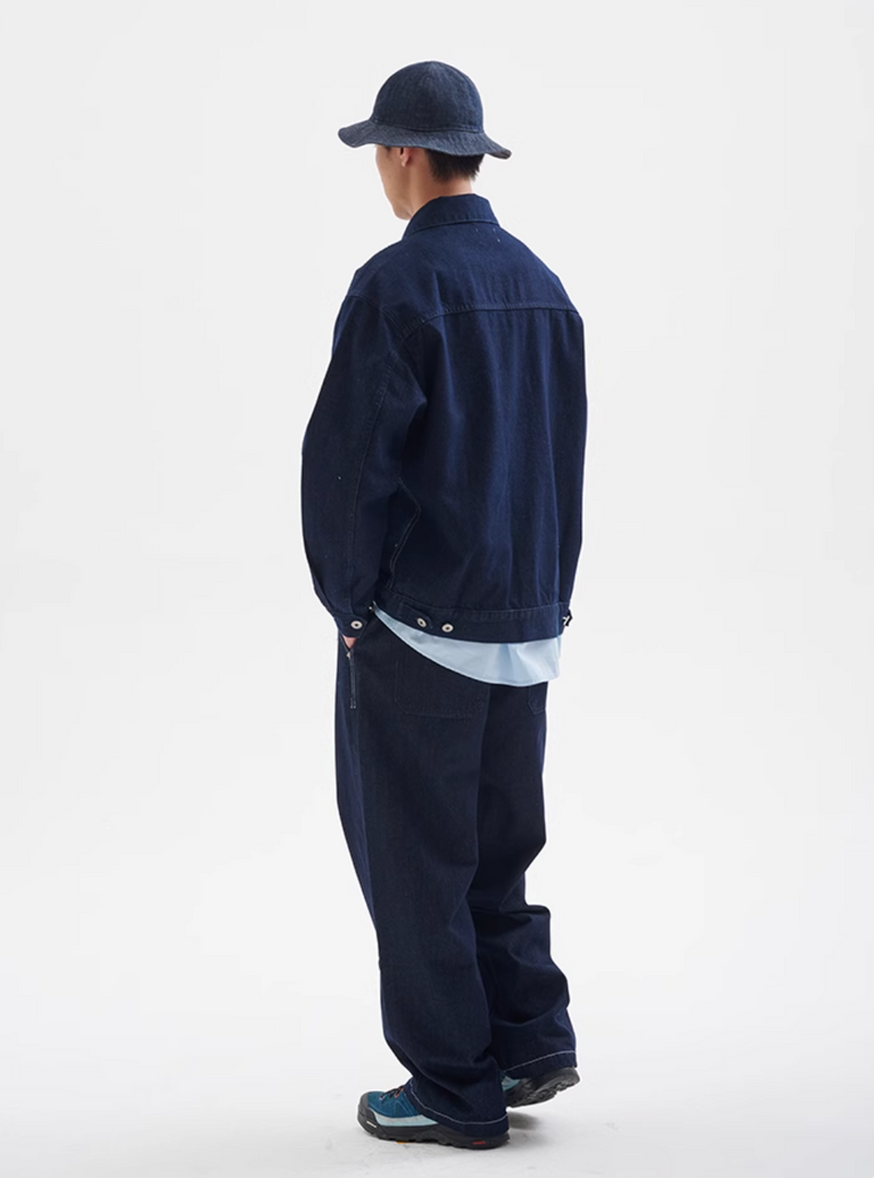 【12oz】short denim jacket   N4340