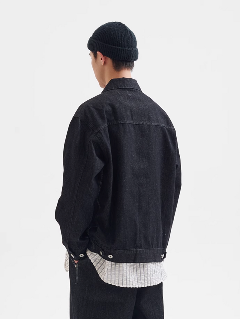 【12oz】short denim jacket   N4340