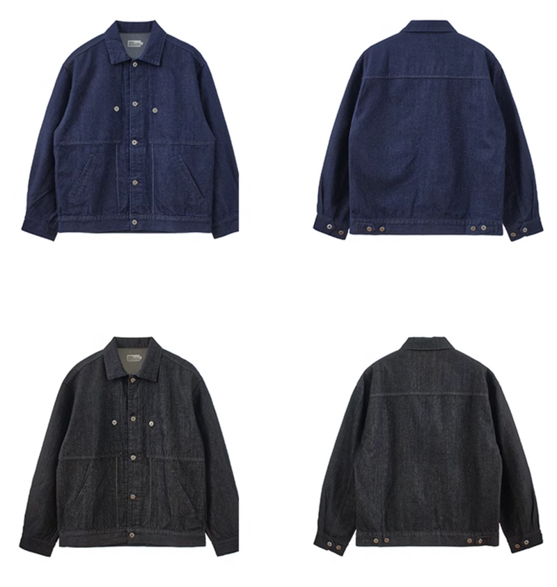 【12oz】short denim jacket   N4340