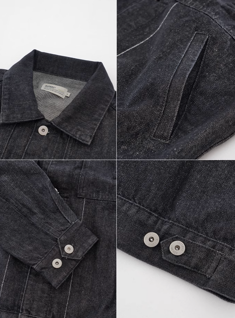 【12oz】short denim jacket   N4340