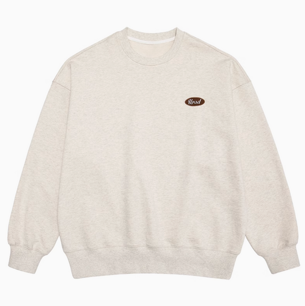 retro elbow patch sweatshirt  / エルボーパット付きスウェット N4424