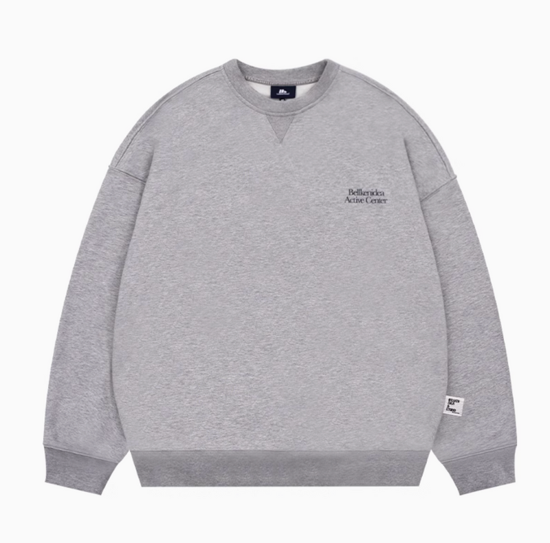 【445G】round neck sweatshirt   N4366