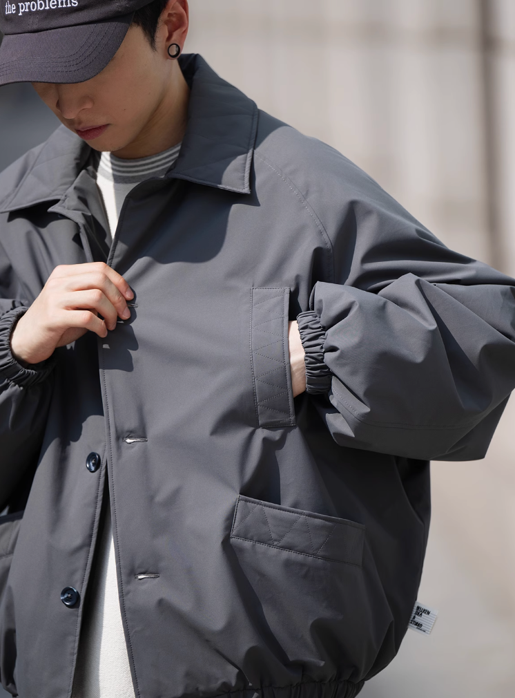 【中綿入り】padded work jacket   N4441