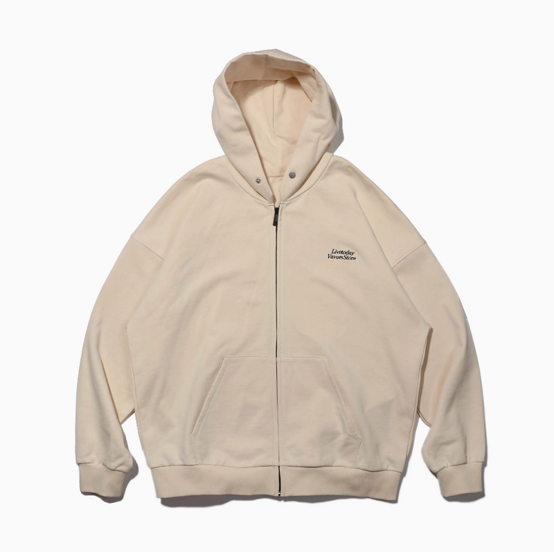 oversized zip hoodie   N4446