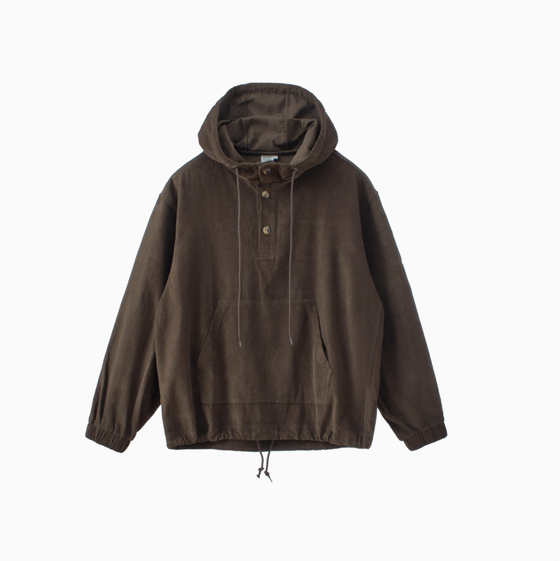 corduroy hoodie / ドローコード付きコーデュロイフーディ  N4402