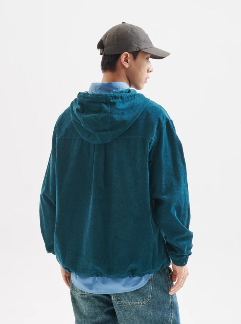 corduroy hoodie / ドローコード付きコーデュロイフーディ  N4402