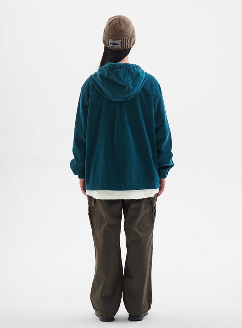 corduroy hoodie / ドローコード付きコーデュロイフーディ  N4402