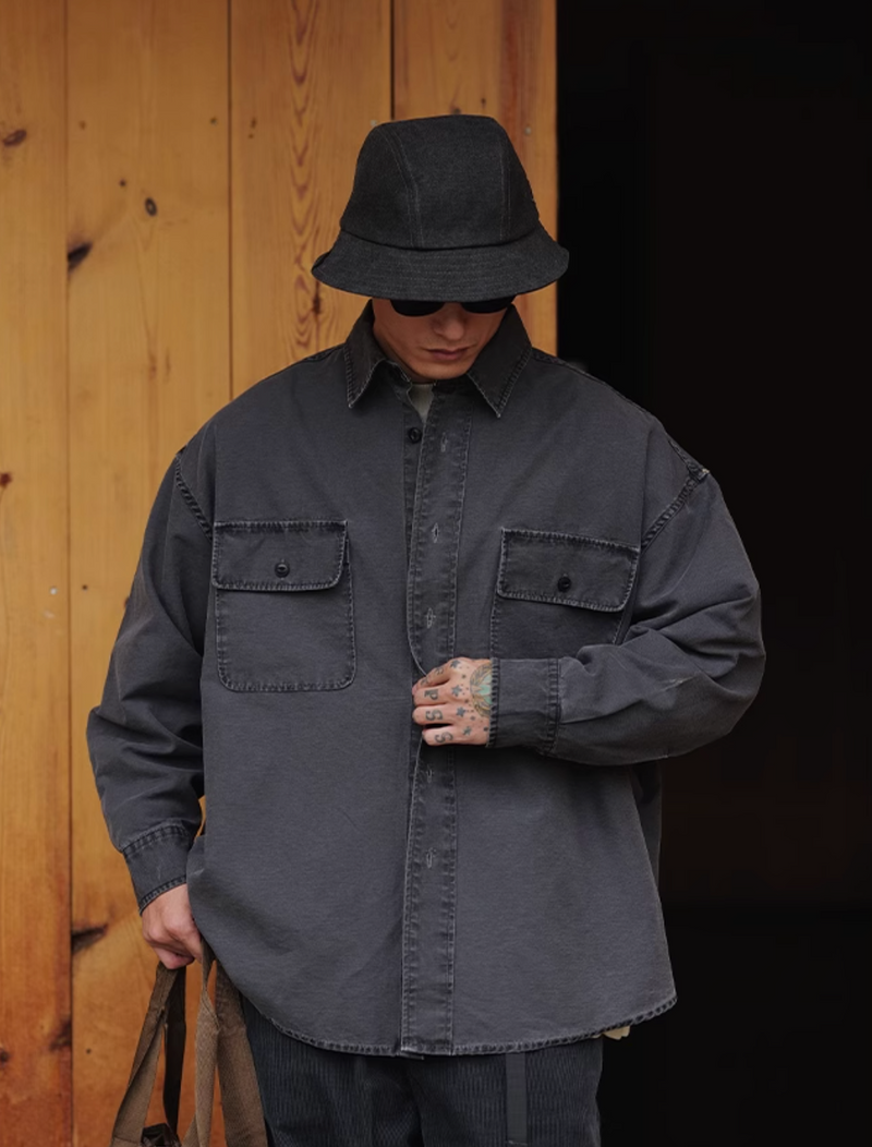 heavy weight work shirt   N4460