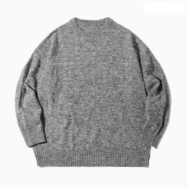 【テック繊維】wool knit sweater   N4533