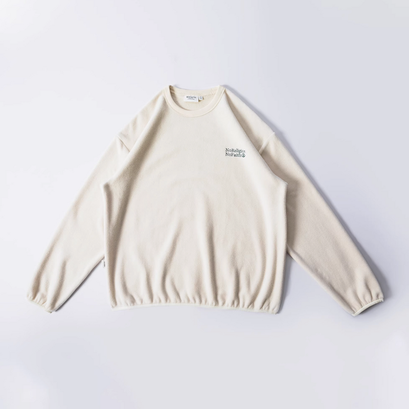 polar fleece sweatshirt / 裾絞りフリーススウェット  N4537