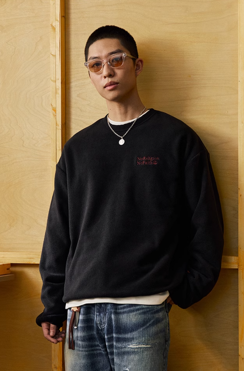 polar fleece sweatshirt / 裾絞りフリーススウェット  N4537