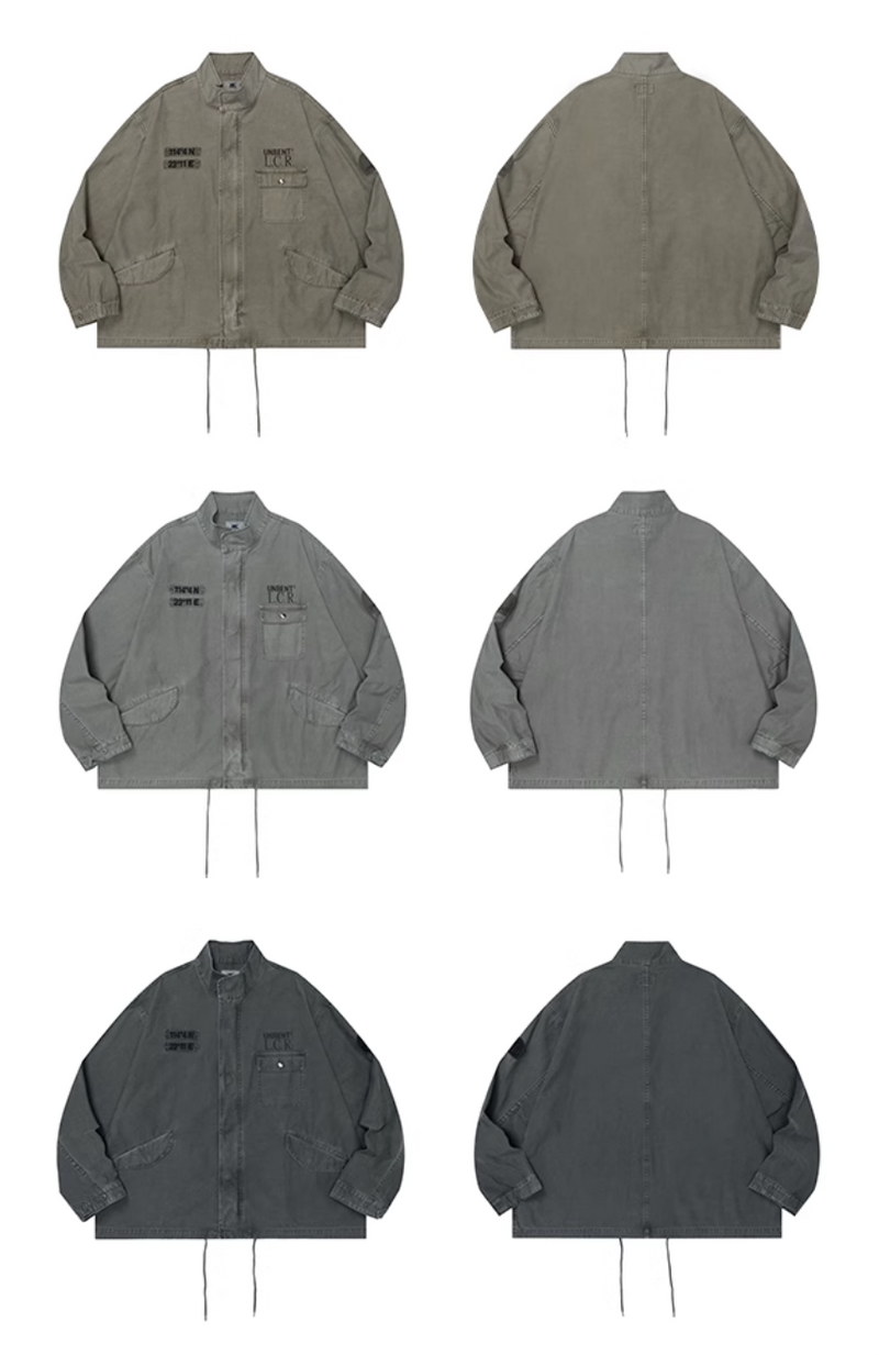 washed military jacket / M65改良版ショートバージョン  N4544