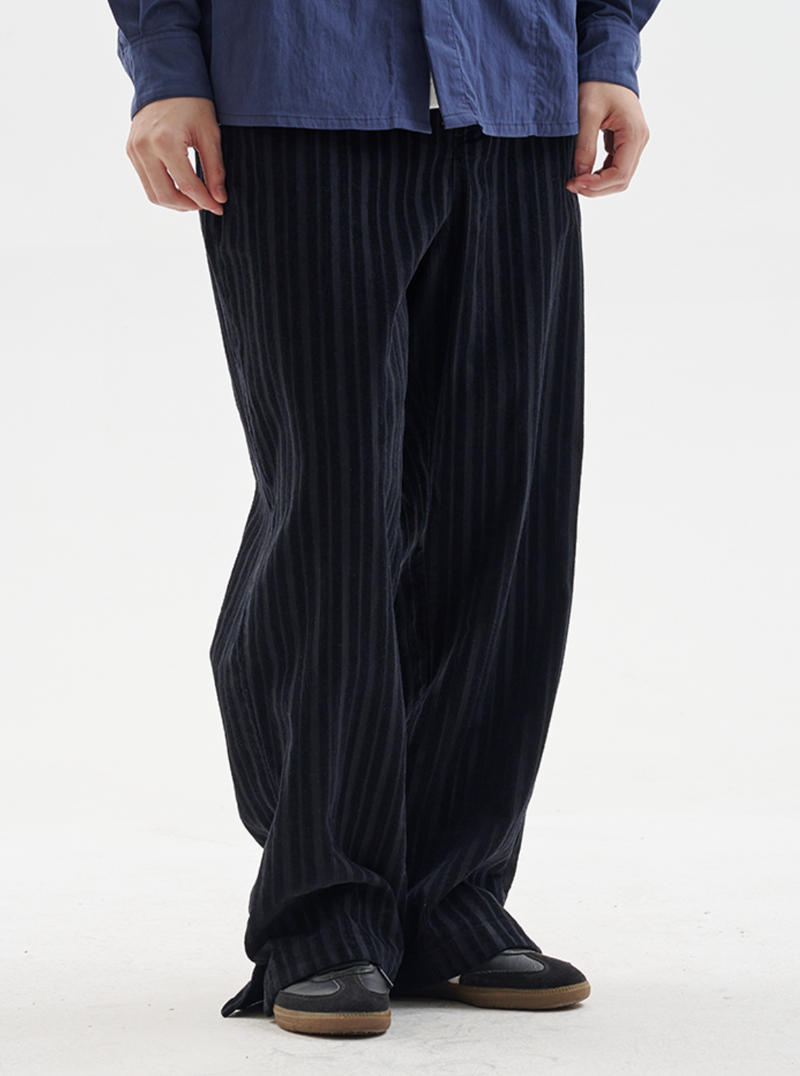 【コーデュロイ】striped corduroy trousers   N4614