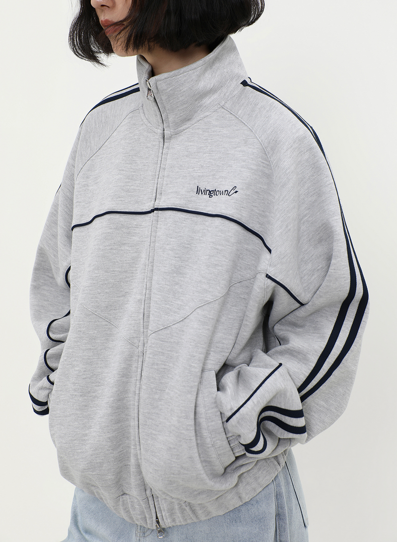 zip track jacket   N4650