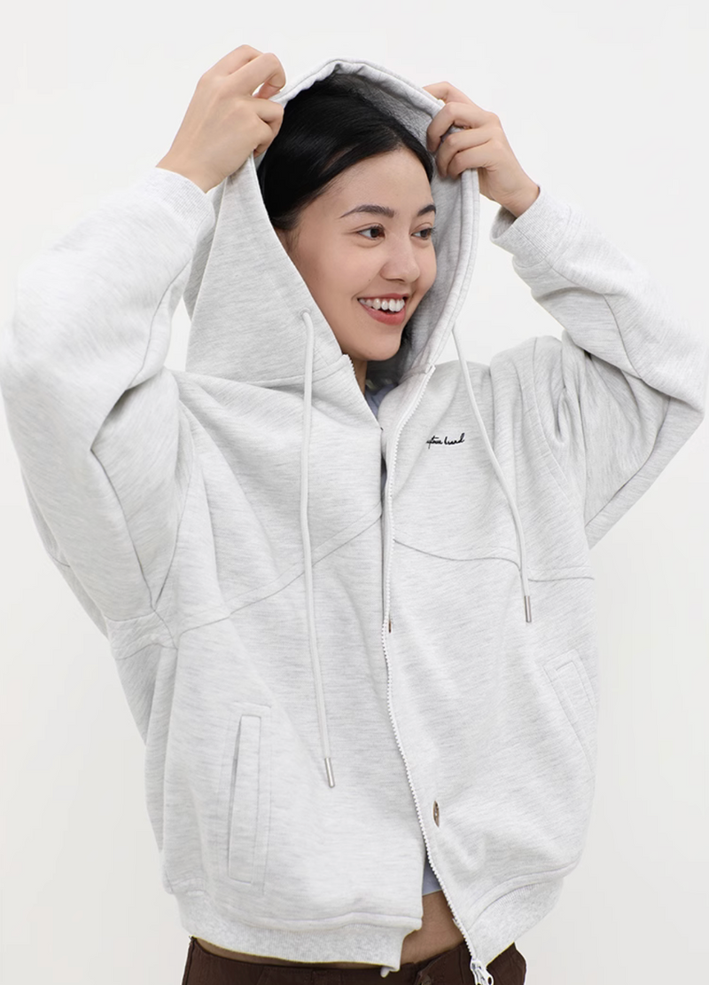 heavy weight zip hoodie   N4651