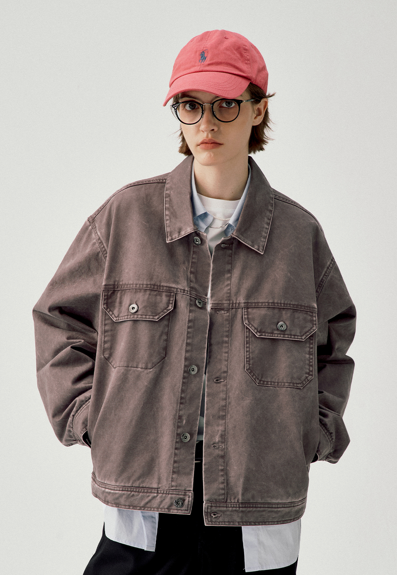 washed work jacket / ウォッシュドワークジャケット  N4667