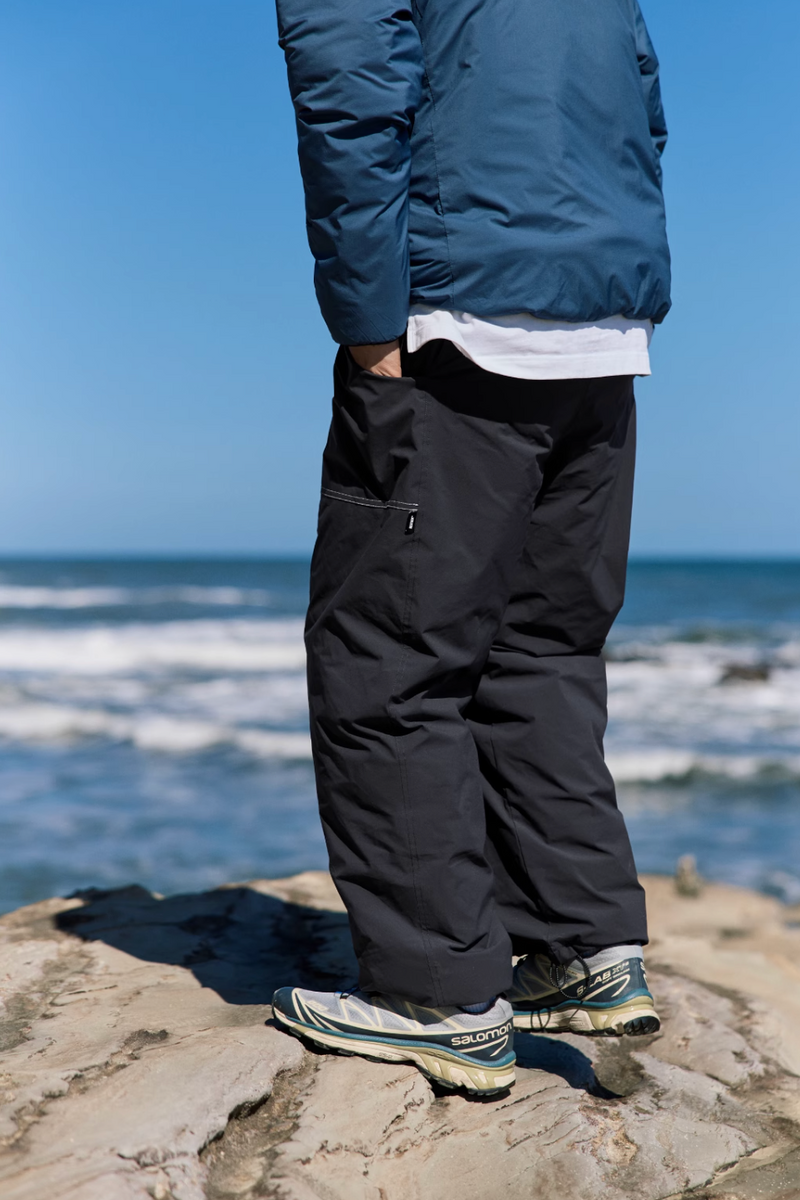 【中綿入り防寒防風】Lightweight windproof cold protection straight pants   N4734