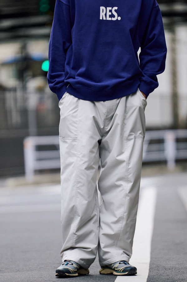 【中綿入り防寒防風】Lightweight windproof cold protection straight pants   N4734