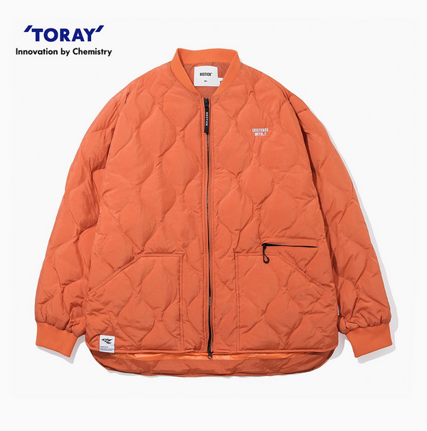 【650＋FP】orange down jumper   N4735