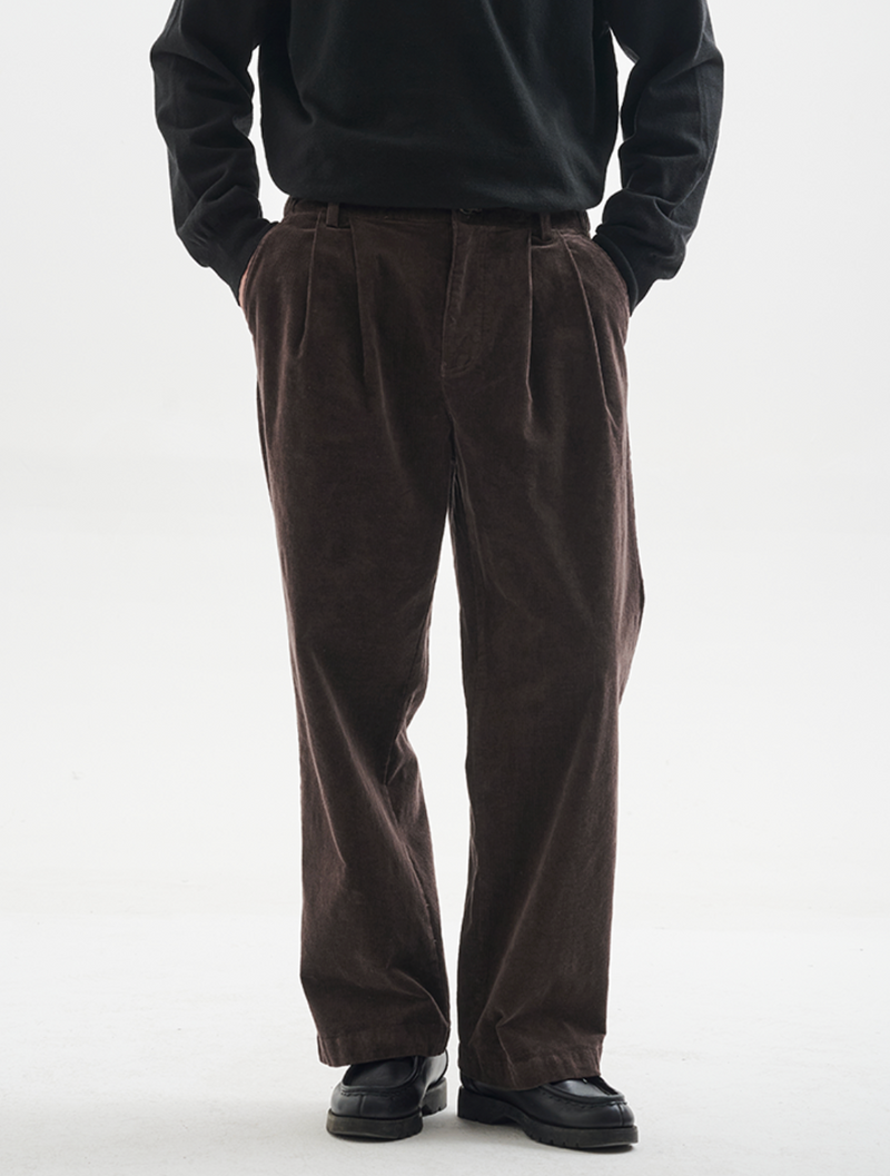 【320G】コーデュロイ corduroy straight pants   N4724