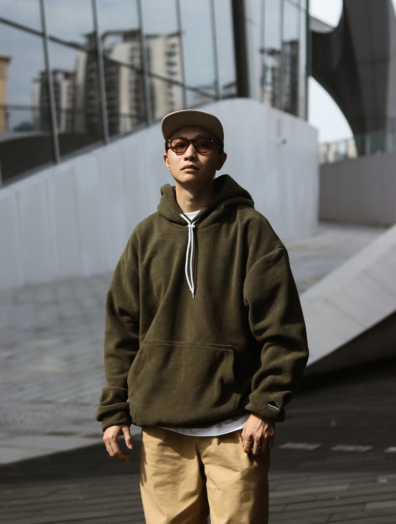 300G【両面フリース】front pocket hoodie   N4729