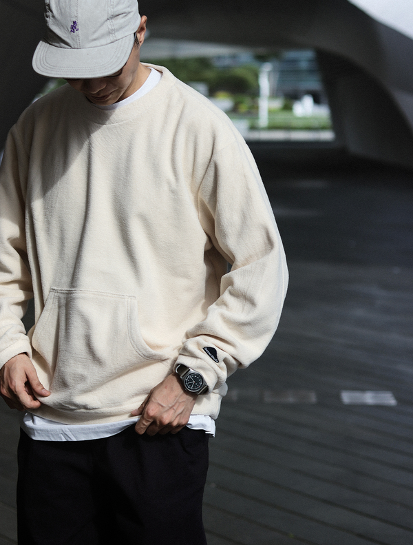 300G【両面フリース】front pocket sweatshirt   N4730