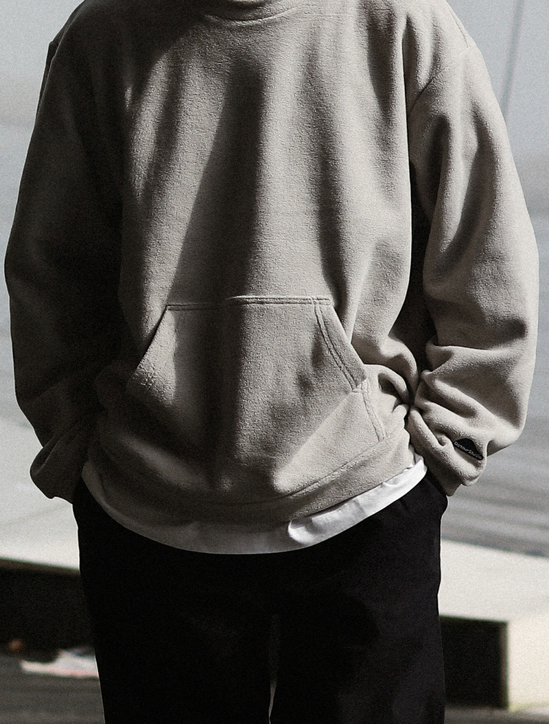 300G【両面フリース】front pocket sweatshirt   N4730