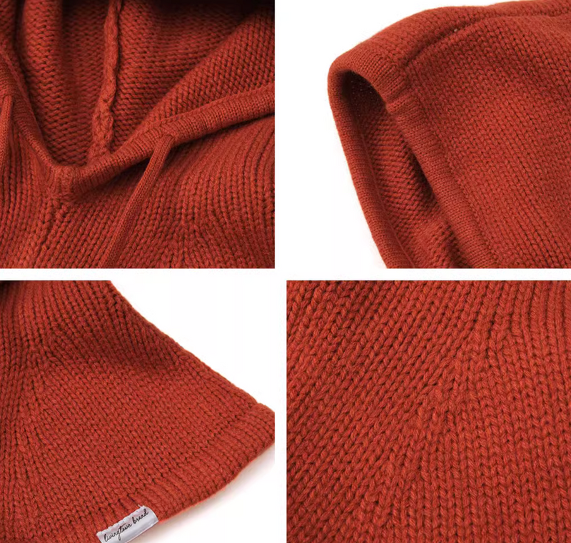 【ウールブレンド】knit hood   N4748