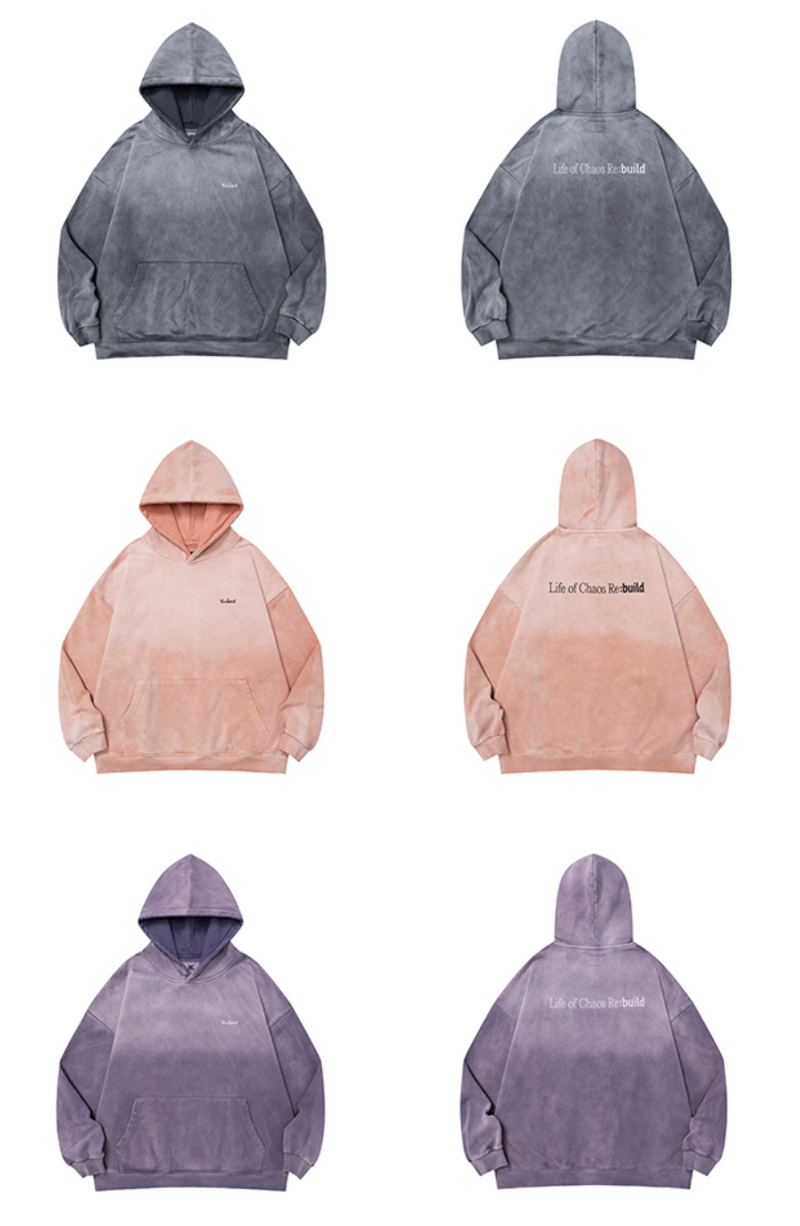 【500G】gradation color hoodie   N4752